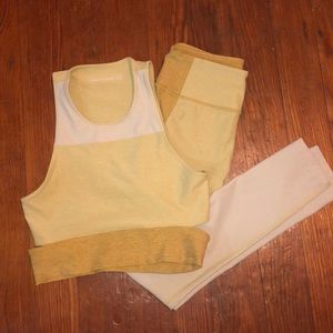 Limited edition tritone slash crop and 7/8 legging